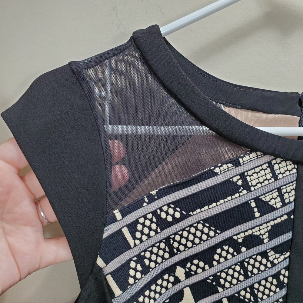 Joseph‎ Ribkoff black tan sheath dress - Picture 7 of 13